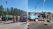 Qué se sabe de los niños heridos por el choque entre una trafic y un auto en Ruta 22