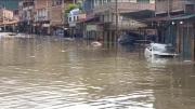 Guanay queda inundado tras una intensa lluvia, el alcalde culpa a la minería ilegal