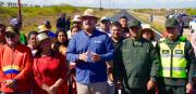 Junto al Presidente Nicolás Maduro: Gobernador Luis Caldera inauguró rehabilitación vial de la Troncal del Caribe en la Guajira