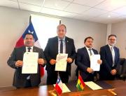 Bolivia y Chile firman convenio para combatir delitos transnacionales