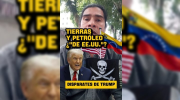 (VIDEO) Disparates de Trump. Ángel Arias: EEUU jamás ha sido propietario de tierras y el petróleo de Venezuela