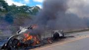 Tragedia en Brasil: choque frontal provocó un incendio y dejó 11 muertos, entre ellos dos niños