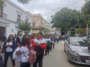 Maestros urbanos de Tarija retornan de La Paz y anuncian continuidad de movilizaciones