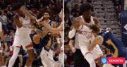 Impactante pelea a combos en NBA: Alvarado y Williams fueron expulsados tras gresca en Pelicans-Suns