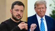 Donald Trump y Zelenski se reúnen para declarar la paz tras cuatro años de guerra