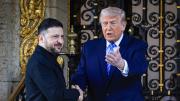 Trump al reunirse con Zelenski:
