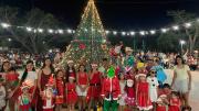 Villa Atamisqui celebró la Fiesta de la Navidad en la plaza principal