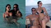 [Fotos] Las vacaciones de Mauricio Isla junto a Emily Matute en el Caribe