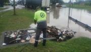 Lluvias en la ciudad: una tonelada de residuos que el agua dejó como evidencia