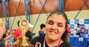 Mili Domínguez brilló en Chile y se consagró campeona del goalball con las Gladiadoras