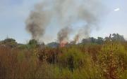 Impresionantes incendios en San Carlos y El Peligro: viviendas afectadas y temor entre los vecinos
