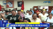 COB anunció vigilancia permanente contra el D.S. 5503