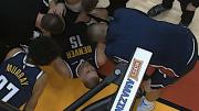 Alerta en la NBA por Nikola Jokic: un choque con un compañero encendió las alarmas
