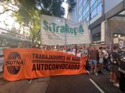 Los obreros del neumático se movilizaron por salario y contra el cierre trucho de IBF