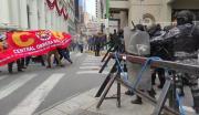 Gasifican a movilizados en el centro paceño y dos sectores cumplen segundo día de huelga