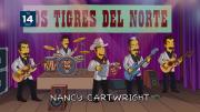 Corridos de Los Tigres del Norte llegaron a Los Simpson