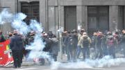 Octavo día de protesta contra el decreto 5503: Policía gasifica a movilizados de la COB