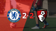 Premier League: Chelsea y Bournemouth sellaron un empate a dos