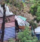 Colapsó una vivienda y nueve más con daños parciales tras fuertes vientos en Aragua