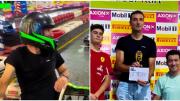 Lionel Scaloni sorprendió corriendo karting y se volvió viral en redes