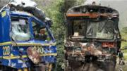 Chocaron de frente dos trenes en Machu Picchu: un muerto y 30 heridos