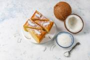 Exquisita y saludable: así puedes elaborar una torta de coco con seis ingredientes súper económicos