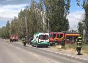 Chile Chico: 8 bomberos afectados por material tóxico presente en incendio forestal