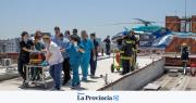El Hospital Garrahan reactivó su helipuerto propio tras cuatro años de inhabilitación