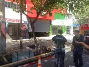 Alarma por un incendio en un supermercado de Capital