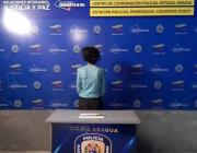 PNB capturó a mujer por herir a su pareja con un arma blanca en Maracay