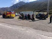 Murió el hombre rescatado en helicóptero tras un grave accidente en Potrerillos