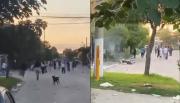 En las calles de Rosario de Lerma recibieron el 2026 con una batalla campal que dejó lesionados, detenidos y una moto quemada
