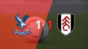 Premier League: Reparto de puntos en el empate a uno entre Crystal Palace y Fulham