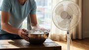 Colocar un recipiente con hielo y sal frente al ventilador: por qué recomiendan hacerlo y para qué sirve