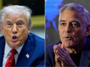 George Clooney y Trump en guerra con comunicados y mensajes en redes sociales por la decisión del actor de radicarse en Francia