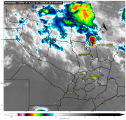 Viernes caluroso e inestable: siguen las lluvias y tormentas en el norte del país