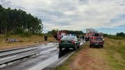 Murió una uruguaya en un accidente de tránsito en la ruta 136 de Argentina cuando volvía al país