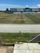 Intendencia procede a realizar mantenimiento en campo de juego del estadio ¨Köster¨