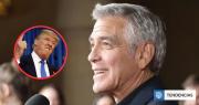 George Clooney responde escuetamente a Trump tras burlas del presidente: totalmente de acuerdo