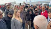 Angelina Jolie visita el paso de Rafah para expresar su apoyo a la población de Gaza