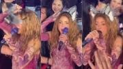 ¿Las devolvió? Difunden momento en el que Shakira le quitó unas orejas de loba a uno de los asistentes en su último concierto de 2025