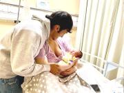 Lían abrió los ojos a las 2:17 de la madrugada del jueves y se convirtió en el primer nacimiento de la zona