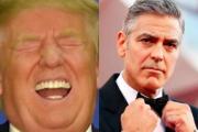 Donald Trump se burló de George Clooney y su familia
