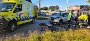 Motociclista herido tras colisión en Mardones con Zenteno