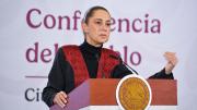 Interrumpen conferencia de Claudia Sheinbaum en México tras fuerte sismo