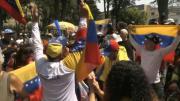 Festejos de venezolanos en el exterior, tras captura de Nicolás Maduro