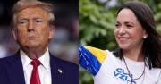Trump dice que sería “difícil” para Machado liderar Venezuela porque no tiene “apoyo ni respeto”