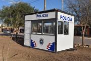 Vandalismo en Añatuya: atacaron una garita policial y huyeron en motocicleta