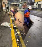 Operativo de limpieza activo