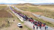 COB marcha desde Calamarca en contra del Decreto 5503